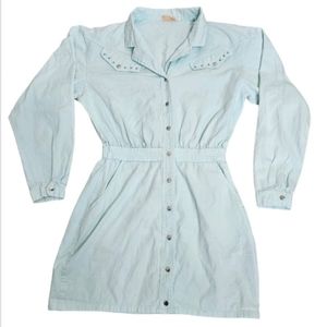 5/25 ♥️ Nina Piccalino blue denim mini dress